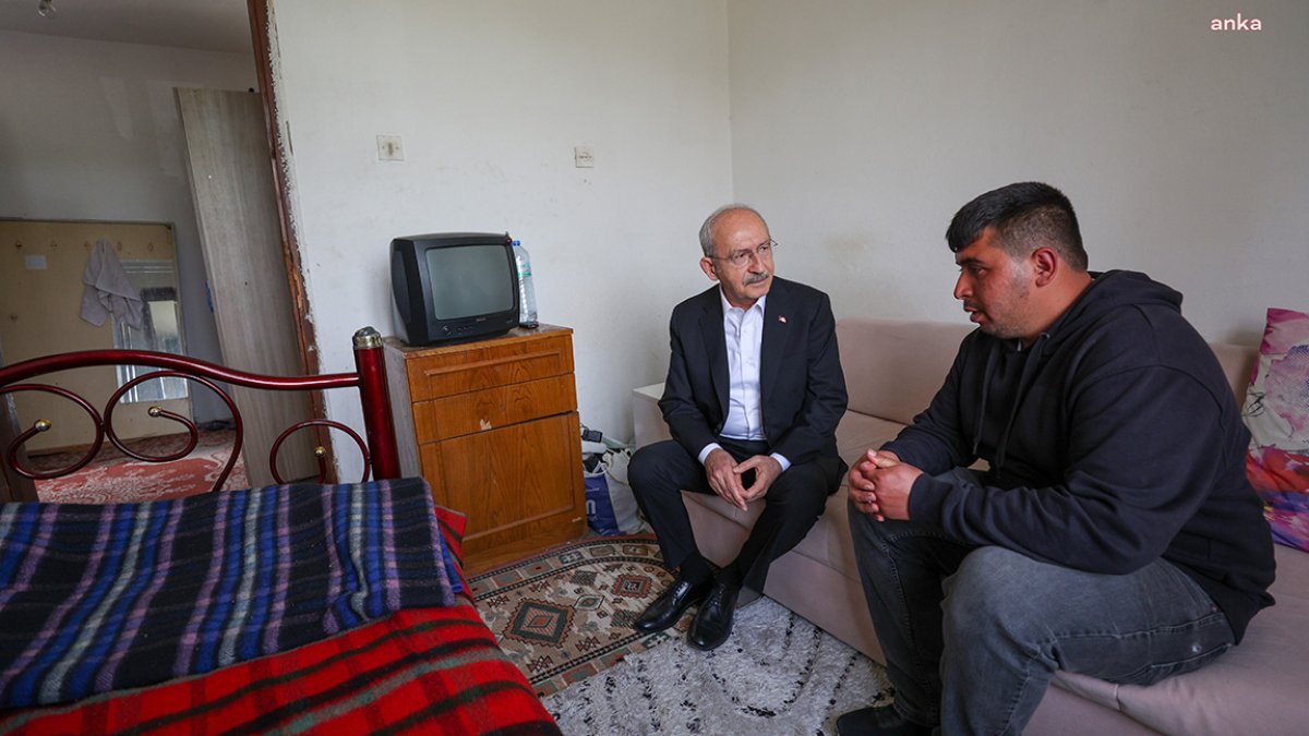 Kılıçdaroğlu nun ziyaretinin ardından evinden çıkartıldı